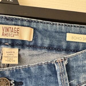 Vintage America Blue Skinny Jeans